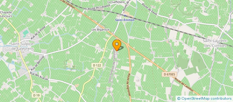 localisation de l'entreprise MADAME VERONIQUE VALESMES  SAINT-SULPICE-DE-FALEYRENS