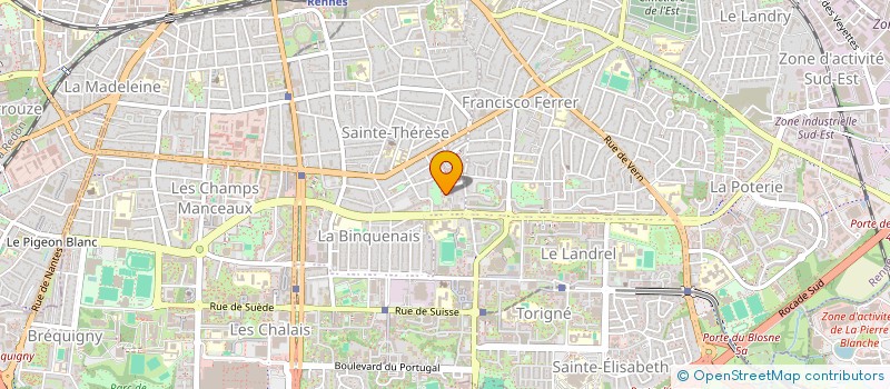 localisation de l'entreprise MADAME VERONIQUE VALLET  RENNES