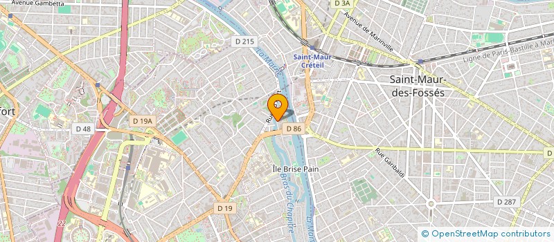 localisation de l'entreprise MADAME VERONIQUE VALLOT  CRETEIL