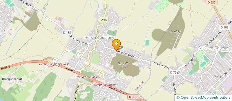 localisation de l'entreprise MADAME VERONIQUE VAN ASSCHE  HERSIN-COUPIGNY