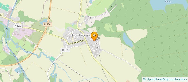 localisation de l'entreprise MADAME VERONIQUE VAN DE GEHUCHTE à HUMBECOURT