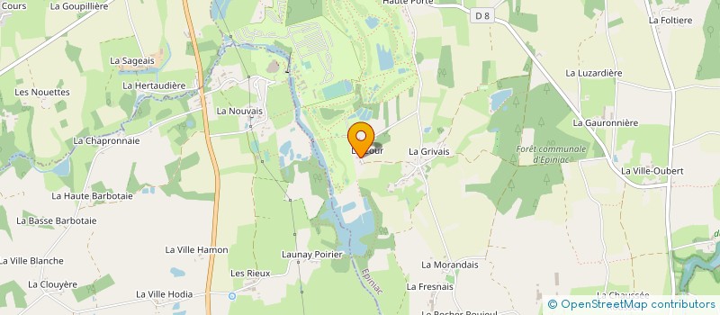 localisation de l'entreprise MADAME VERONIQUE VAN DONGEN  EPINIAC