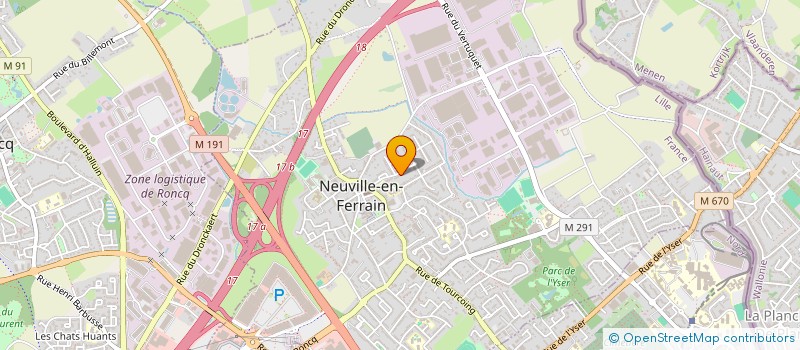 localisation de l'entreprise MADAME VERONIQUE VANDAELE à NEUVILLE-EN-FERRAIN