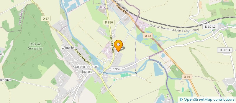 localisation de l'entreprise MADAME VERONIQUE VANSTAVEL  GARENNES-SUR-EURE