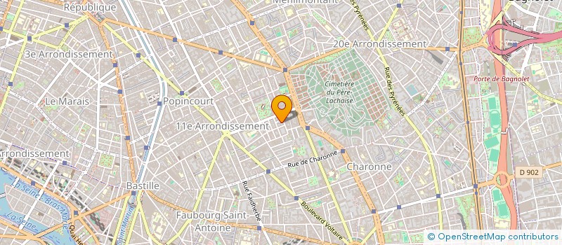 localisation de l'entreprise MADAME VERONIQUE VAREJKA  PARIS