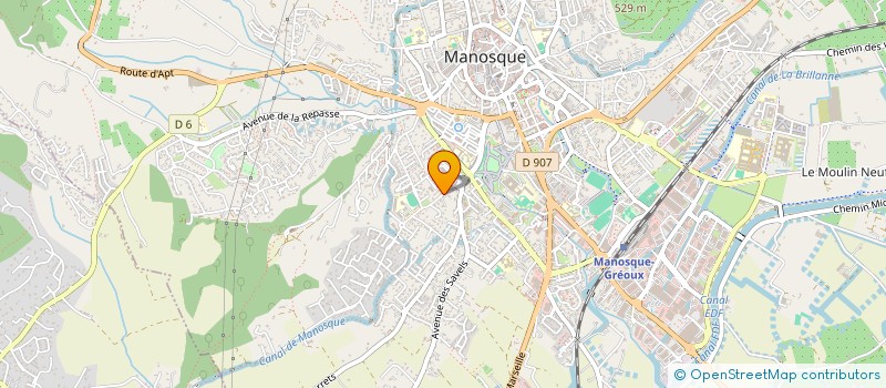 localisation de l'entreprise MADAME VERONIQUE VARRIN à MANOSQUE