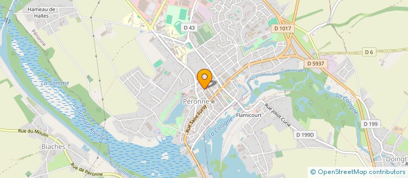localisation de l'entreprise MADAME VERONIQUE VASSEUR à PERONNE