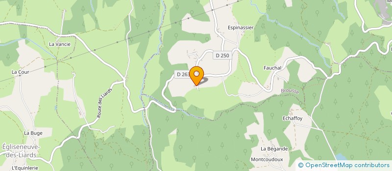 localisation de l'entreprise MADAME VERONIQUE VAUDABLE  BROUSSE