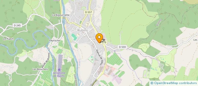 localisation de l'entreprise MADAME VERONIQUE VEBER  RUOMS