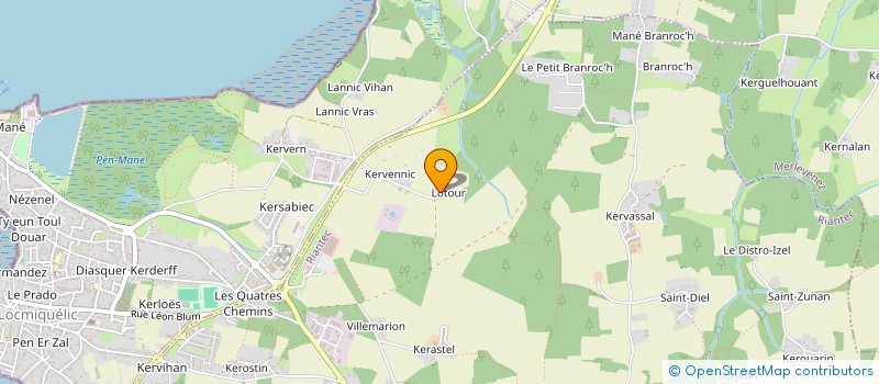 localisation de l'entreprise MADAME VERONIQUE VEILLET  RIANTEC