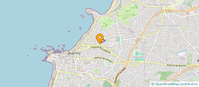 localisation de l'entreprise MADAME VERONIQUE VELTIN à BIARRITZ