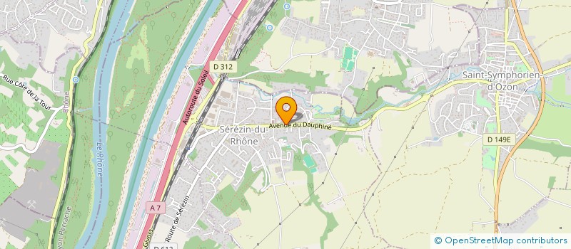 localisation de l'entreprise MADAME VERONIQUE VENET  SEREZIN-DU-RHONE