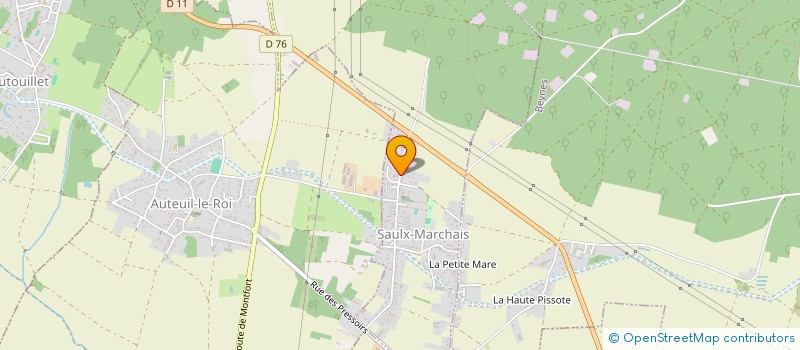 localisation de l'entreprise MADAME VERONIQUE VERDIN  SAULX-MARCHAIS