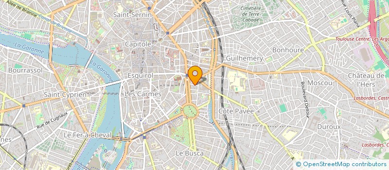 localisation de l'entreprise MADAME VERONIQUE VERGNE à TOULOUSE