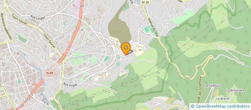 localisation de l'entreprise MADAME VERONIQUE VERLET  SAINT-ETIENNE