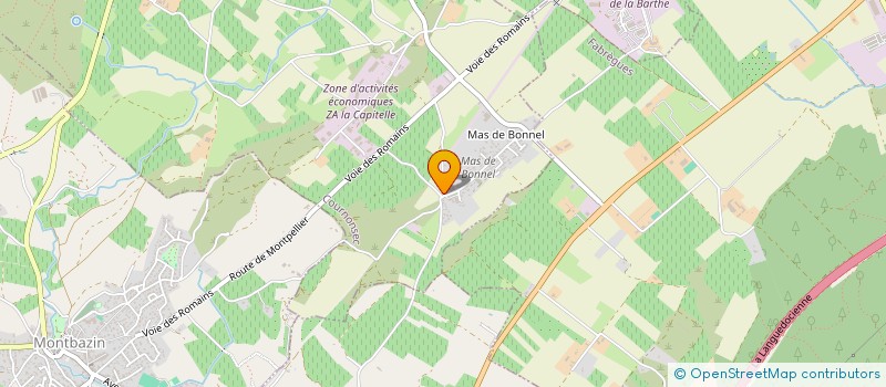 localisation de l'entreprise MADAME VERONIQUE VERLHAC  COURNONSEC