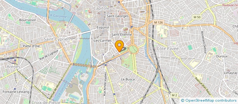 localisation de l'entreprise MADAME VERONIQUE VERLHIAC  TOULOUSE