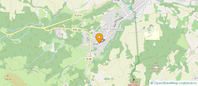 localisation de l'entreprise MADAME VERONIQUE VERNHES à SAINT-SATURNIN