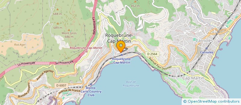 localisation de l'entreprise MADAME VERONIQUE VERONIQUE SAINT-MARCEL à ROQUEBRUNE-CAP-MARTIN