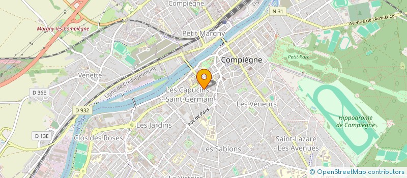 localisation de l'entreprise MADAME VERONIQUE VERPY à COMPIEGNE