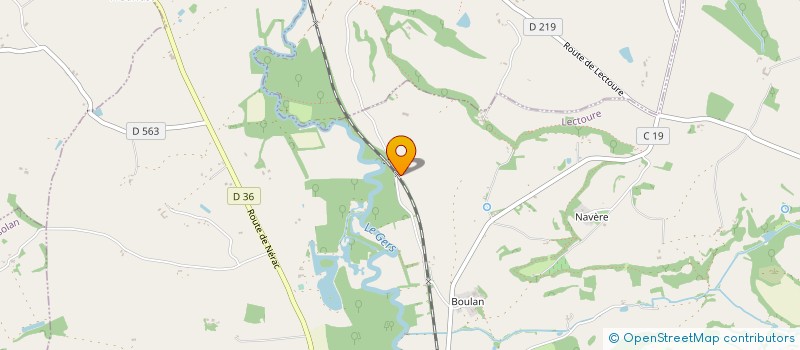 localisation de l'entreprise MADAME VERONIQUE VERRET  TERRAUBE