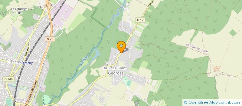 localisation de l'entreprise MADAME VERONIQUE VEYSSET à AUVERS-SAINT-GEORGES