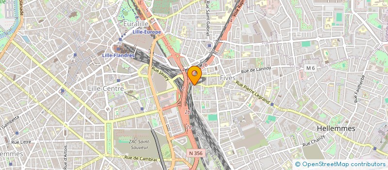 localisation de l'entreprise MADAME VERONIQUE VICTOR à LILLE