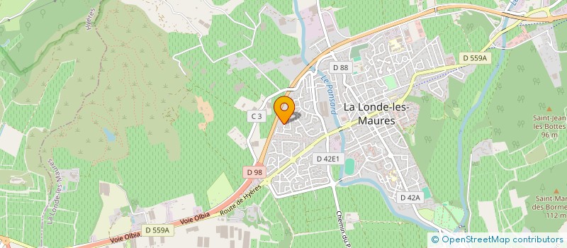 localisation de l'entreprise MADAME VERONIQUE VIDAL à LA LONDE-LES-MAURES