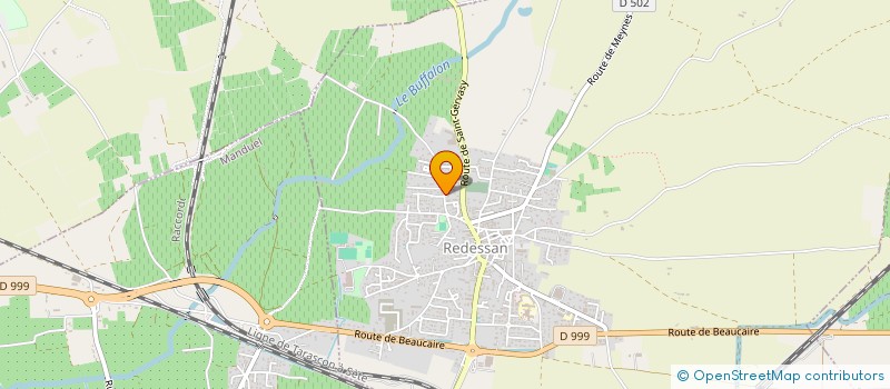 localisation de l'entreprise MADAME VERONIQUE VIDAL  REDESSAN