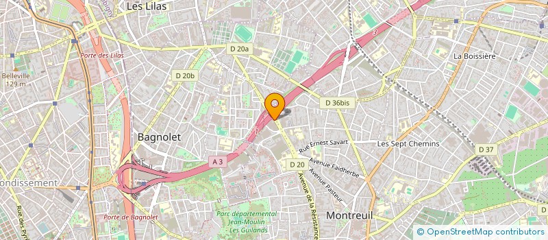 localisation de l'entreprise MADAME VERONIQUE VIGNERON  MONTREUIL