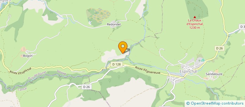 localisation de l'entreprise MADAME VERONIQUE VIGNOL  EGLISENEUVE D'ENTRAIGUES