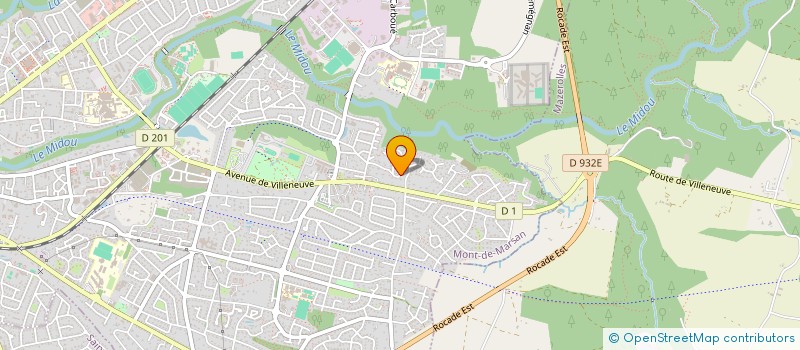 localisation de l'entreprise MADAME VERONIQUE VIGNOLLES  MONT-DE-MARSAN