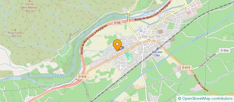 localisation de l'entreprise MADAME VERONIQUE VILE  ILLE-SUR-TET