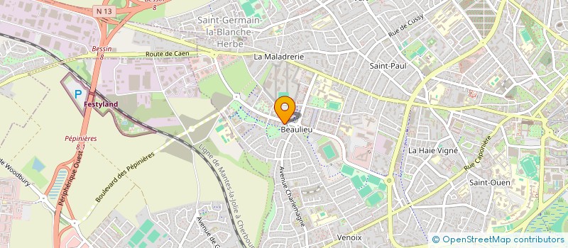 localisation de l'entreprise MADAME VERONIQUE VILLANT à CAEN