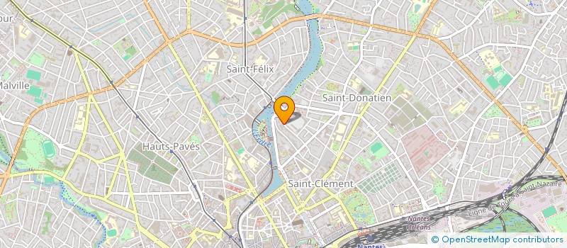 localisation de l'entreprise MADAME VERONIQUE VINDEVOCEL  NANTES