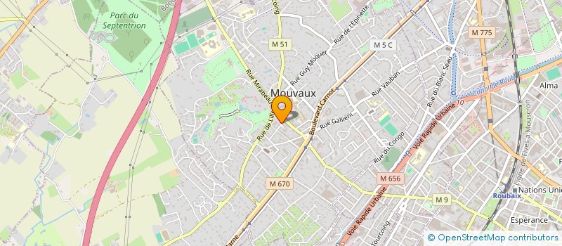 localisation de l'entreprise MADAME VERONIQUE VINS à MOUVAUX