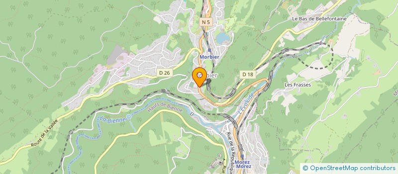 localisation de l'entreprise MADAME VERONIQUE VIREY à MORBIER