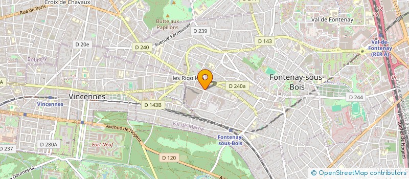 localisation de l'entreprise MADAME VERONIQUE VIROS à FONTENAY-SOUS-BOIS