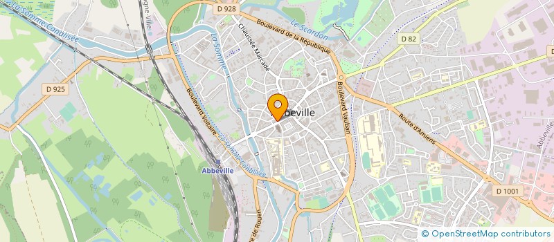 localisation de l'entreprise MADAME VERONIQUE VLAEMINCK à ABBEVILLE