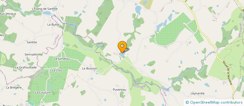 localisation de l'entreprise MADAME VERONIQUE VOISARD  BEYSSENAC