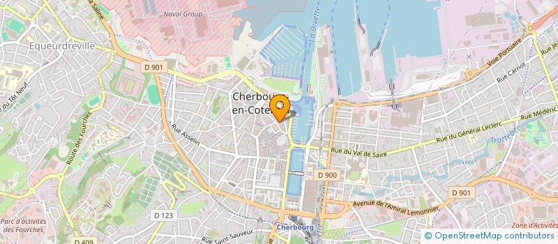 localisation de l'entreprise MADAME VERONIQUE VUILLIN à CHERBOURG-EN-COTENTIN
