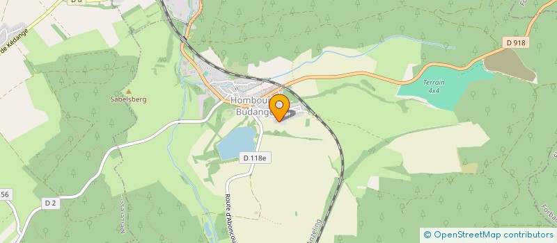 localisation de l'entreprise MADAME VERONIQUE WACK  HOMBOURG-BUDANGE