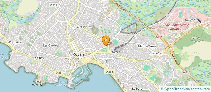 localisation de l'entreprise MADAME VERONIQUE WAGER  ROYAN