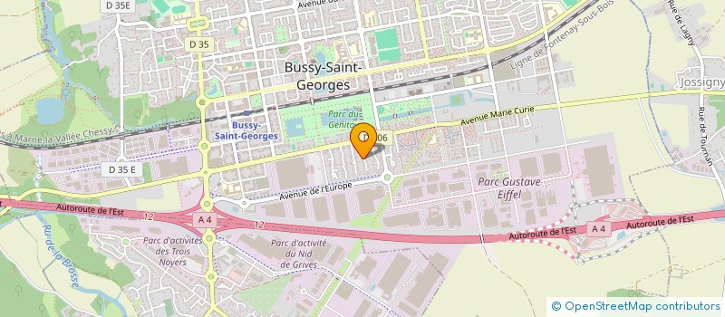 localisation de l'entreprise MADAME VERONIQUE WALRAET  BUSSY-SAINT-GEORGES