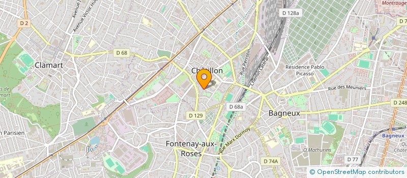 localisation de l'entreprise MADAME VERONIQUE WAREE à CHATILLON