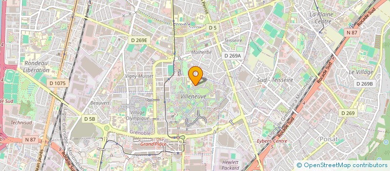 localisation de l'entreprise MADAME VERONIQUE WAUMANS  GRENOBLE