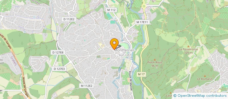 localisation de l'entreprise MADAME VERONIQUE WAUQUIEZ  MAS-DE-LONDRES