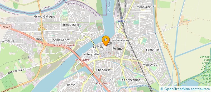 localisation de l'entreprise MADAME VERONIQUE WEBER  ARLES