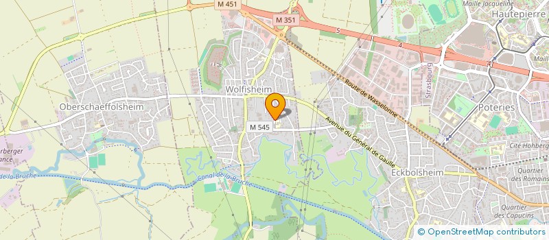 localisation de l'entreprise MADAME VERONIQUE WESTERMEYER  WOLFISHEIM