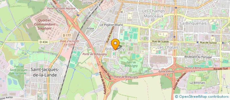 localisation de l'entreprise MADAME VERONIQUE WILB à RENNES